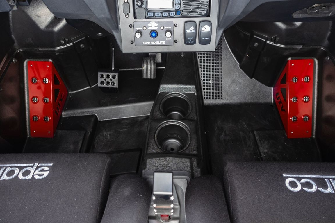 Polaris RZR Red Dead Pedal And Foot Rest Cover Set By Utv Inc