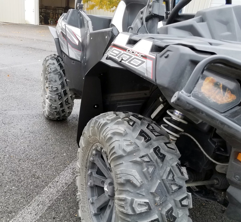 Polaris ACE Mud Flaps/Fender Extensions, Front&Rear By Rokblokz