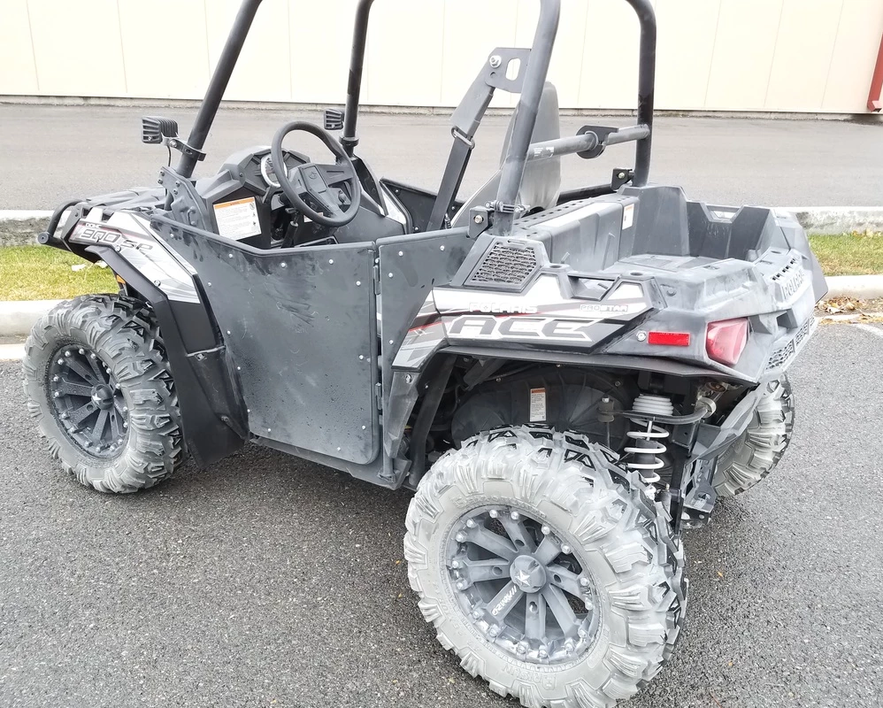 Polaris ACE Mud Flaps/Fender Extensions, Front&Rear By Rokblokz