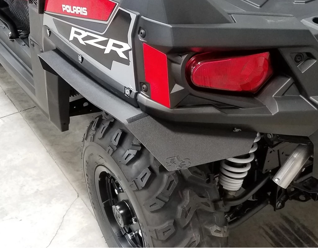 Polaris RZR 570 Mud Flaps/Fender Extensions Front&Rear by Rokblokz