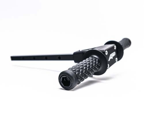 US フラッグスカルハンガー RA6539⭐︎ Polaris RZR Black Passenger Grab Bar with Lug Wrench by Agency Power