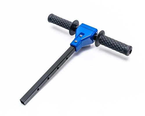 Polaris RZR Blue Passenger Grab Bar with Lug Wrench by Agency Power