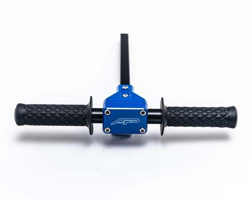 Polaris RZR Blue Passenger Grab Bar with Lug Wrench by Agency Power