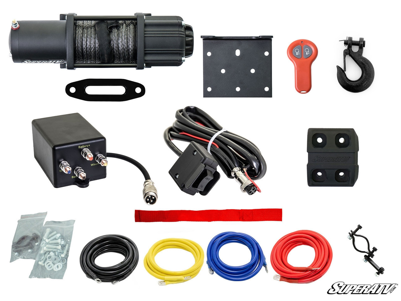 Polaris RZR PRO XP Winch Mounting Plate by Super ATV