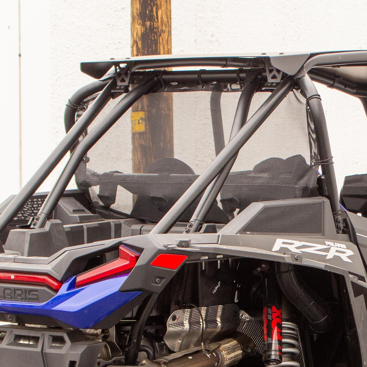 Polaris RZR XP Turbo S Black Rear Window by Motoroof Polaris RZR XP Turbo S Black Rear Window by Motoroof