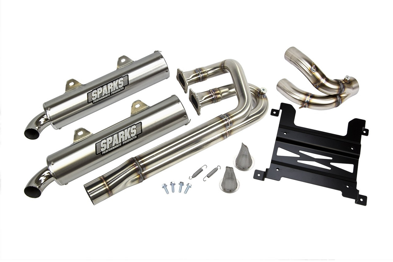 Polaris RZR XP 1000 X-6 Stainless Steel Exhaust System By Sparks