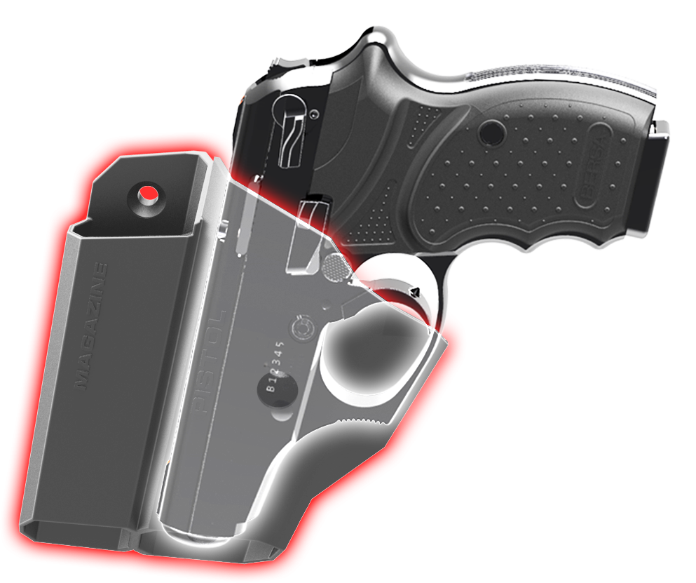 Polaris RZR Pistol & Magazine Holster addon Kit(1 Pair) by Seizmik
