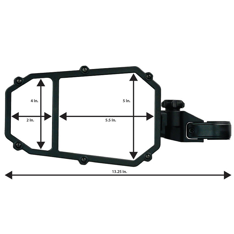 Polaris RZR Elite Series UTV Side Mirror With Blindspot™ & Dual