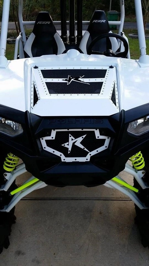 Polaris RZR 570/800/XP900 Hood and Grill Combo by Rogue Offroad