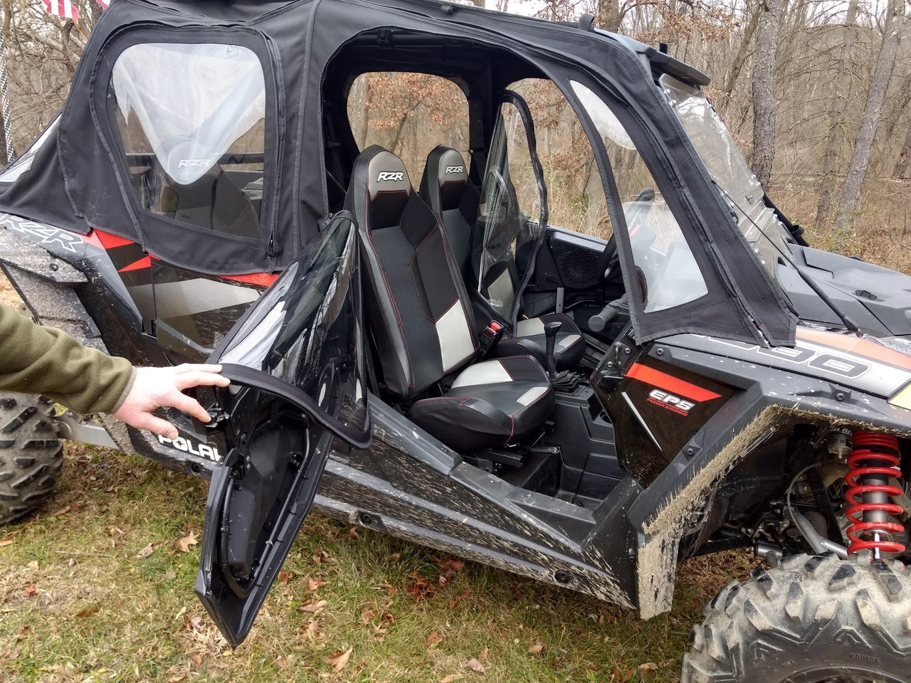 Polaris RZR XP 4 1000 Enclosure (Upper Doors Only) by SideXSide