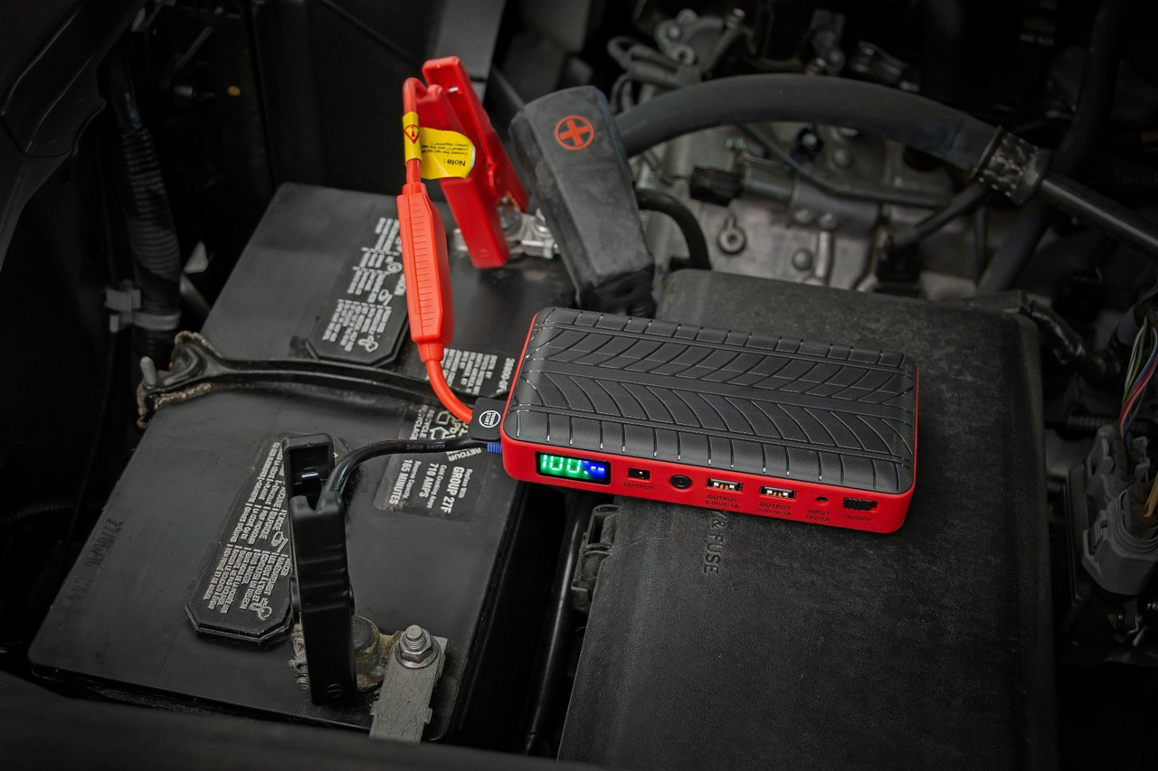 Polaris RZR Battery Jumper & Air Compressor Combo by Rough Country