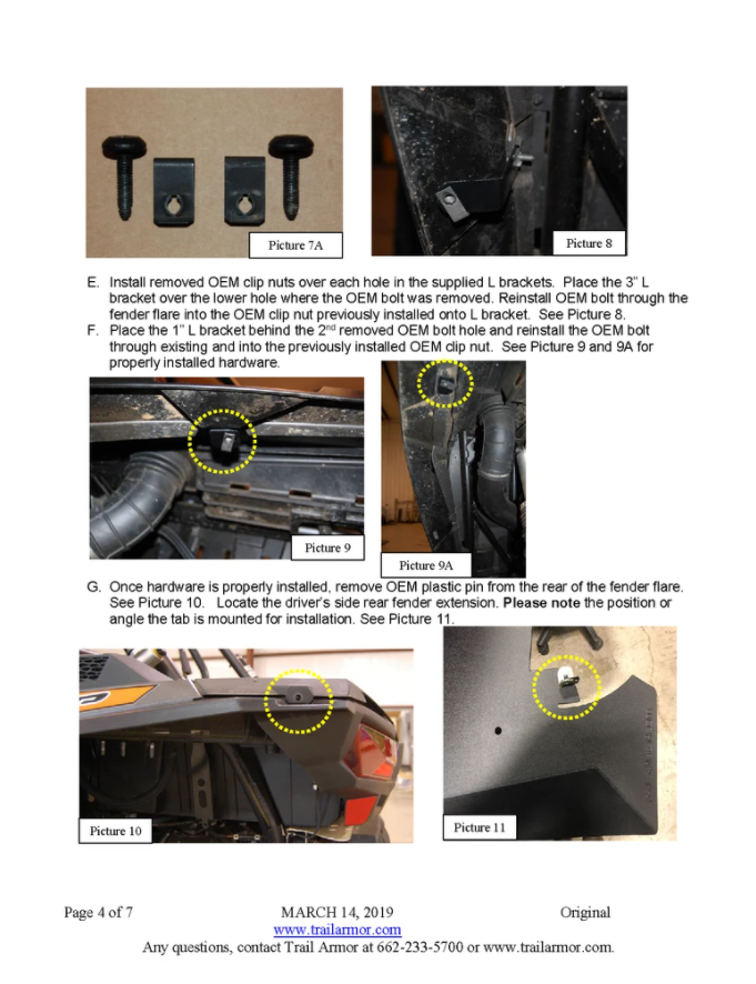 Polaris RZR XP 1000/XP 4 1000/XP Turbo EPS/XP 4 Turbo/XP 4 Turbo S