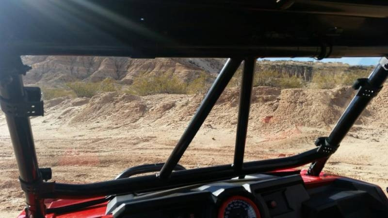 Polaris RZR Custom Cage Windshield Kit by EMP 13419-EPRZR