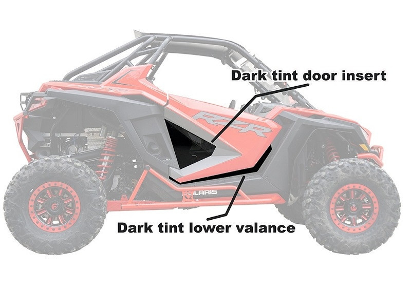 Polaris RZR Pro XP 2-Door Inserts with Lower Trim Kit (Pair) by