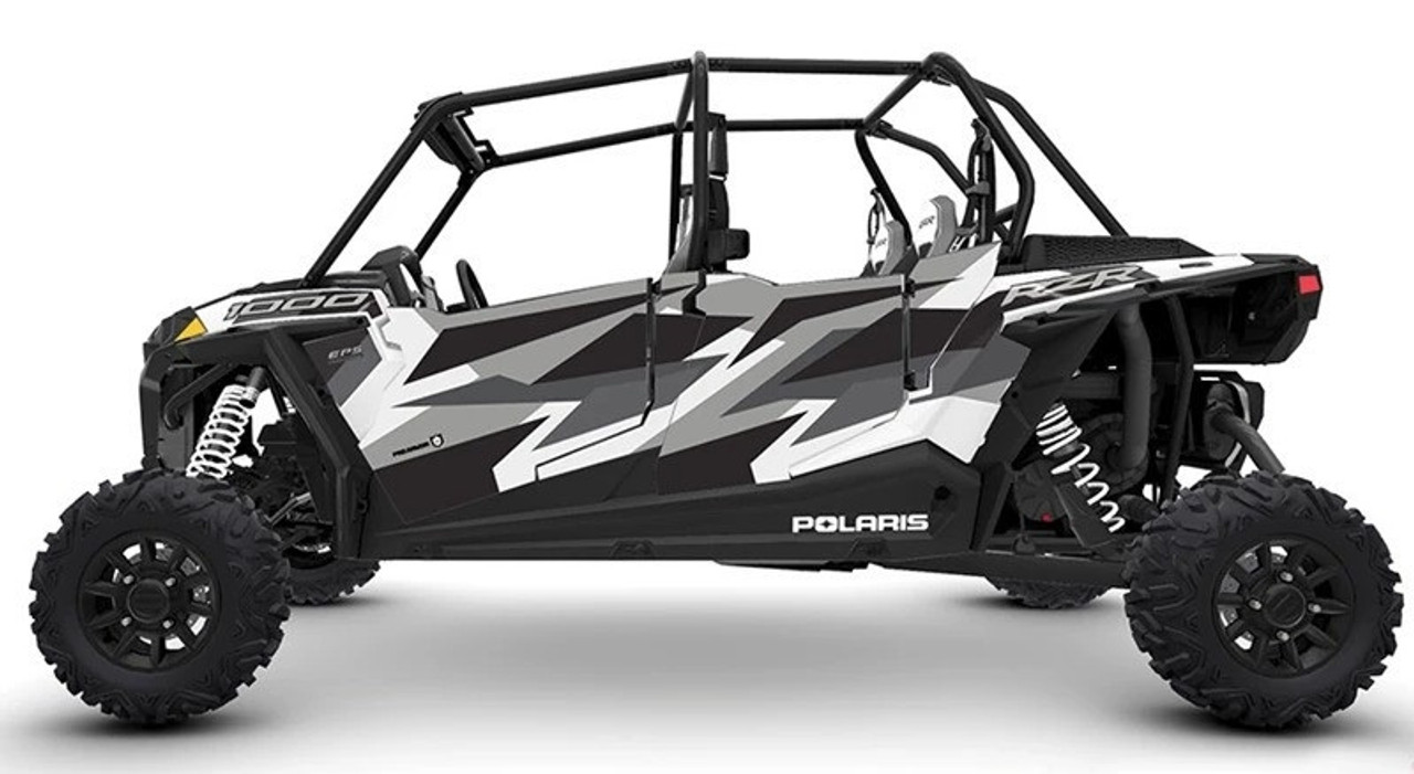 Polaris RZR XP 4 1000 / Turbo White Pearl Traditional Door Graphic