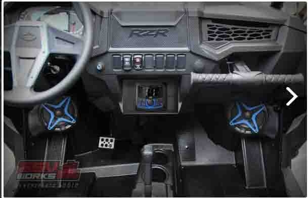 Polaris RZR Complete SSV Works 5-Speaker Plug-&-Play System with
