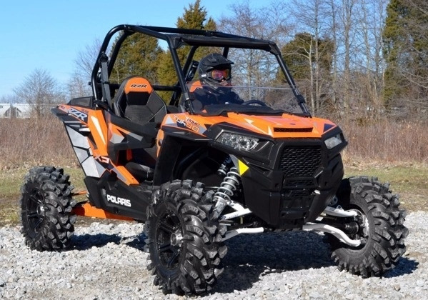 Polaris RZR Xp Turbo Half Windshield by Super ATV HWS-P-RZR-XPT