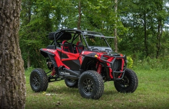 パスノーマルスタジオ ウィンドブレーカー 赤 S Polaris RZR XP Turbo S Scratch Resistant Flip Windshield by Super