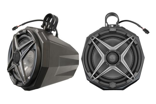 Polaris RZR 8-inch Cage Mount Speaker Pods Including Dual Clamps