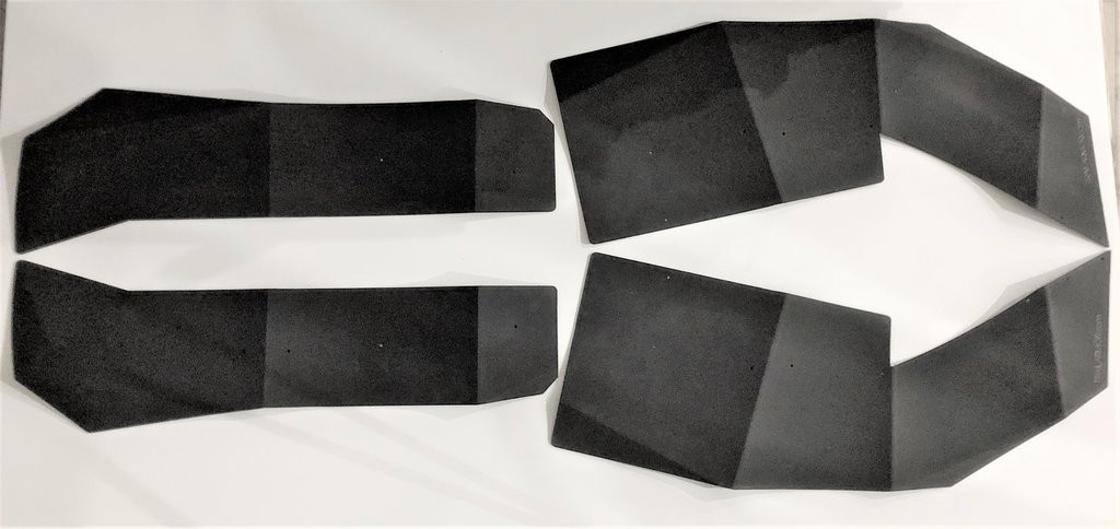 Polaris RZR XP Pro/XP Pro 4 Mud Flap Fender Extensions by Trail