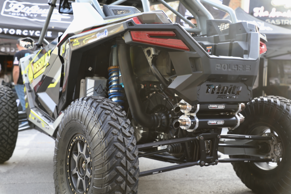 Polaris RZR Pro XP Cerakote Black Full Exhaust System by Trinity