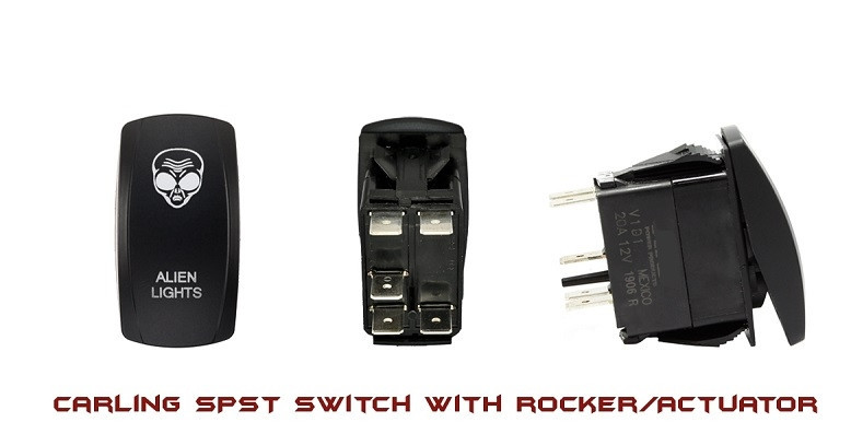 Polaris RZR Alien Lights Rocker Switch by XTC Power Products