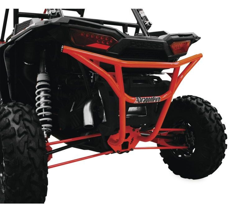 Polaris RZR XP Rear Bumper Red by DragonFire Racing - 521183-EPRZR