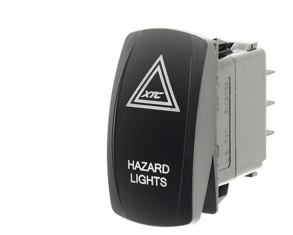 Polaris RZR Hazard Lights Rocker Switch by XTC Power Products SW11