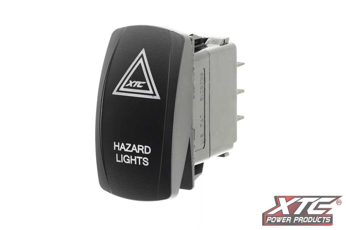 Polaris RZR Hazard Lights Rocker Switch by XTC Power Products SW11