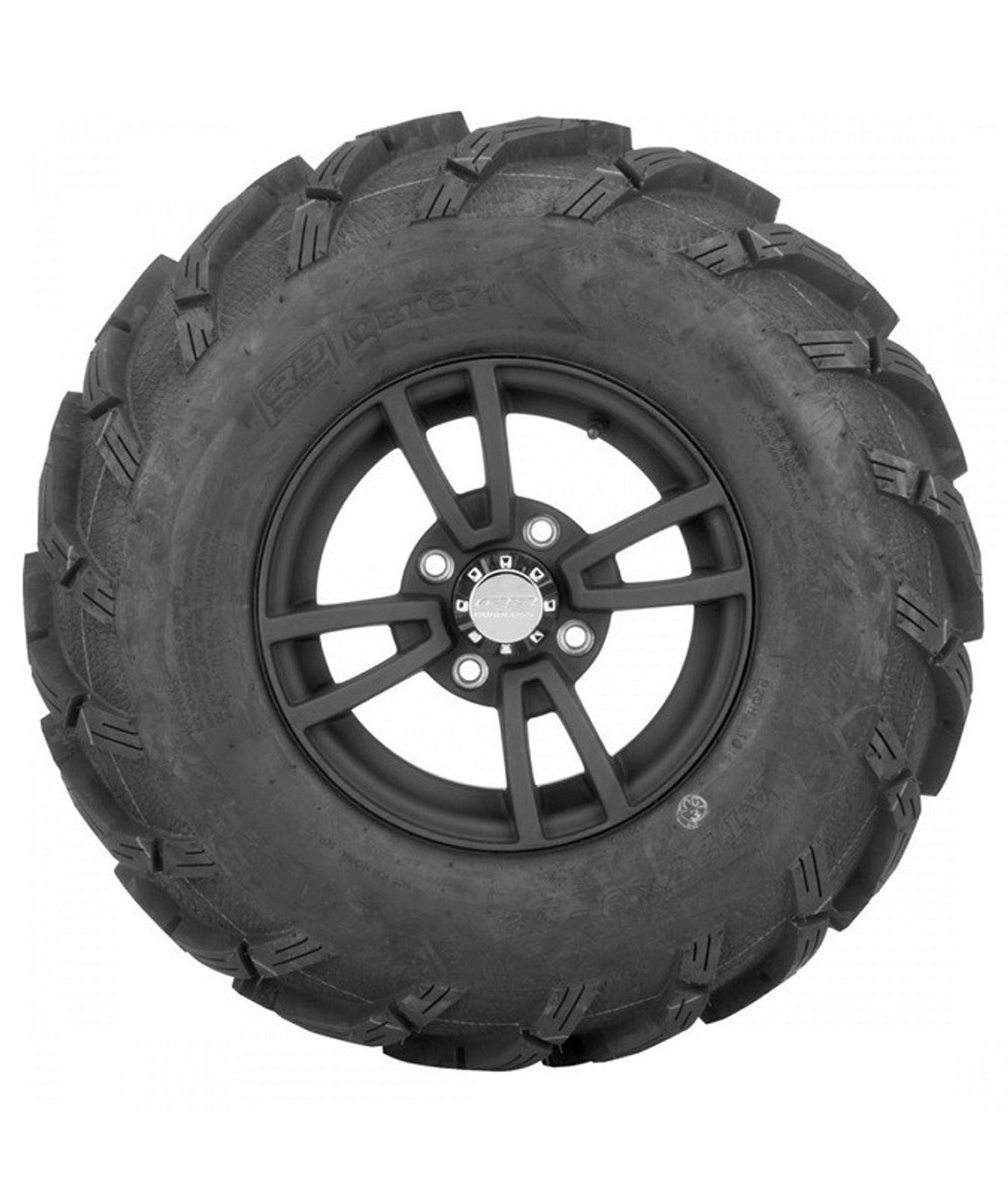 Honda Pioneer Front/Rear QBT 447 27X9-12 Utility Tire By Quadboss P3006 27x9 12 Eho