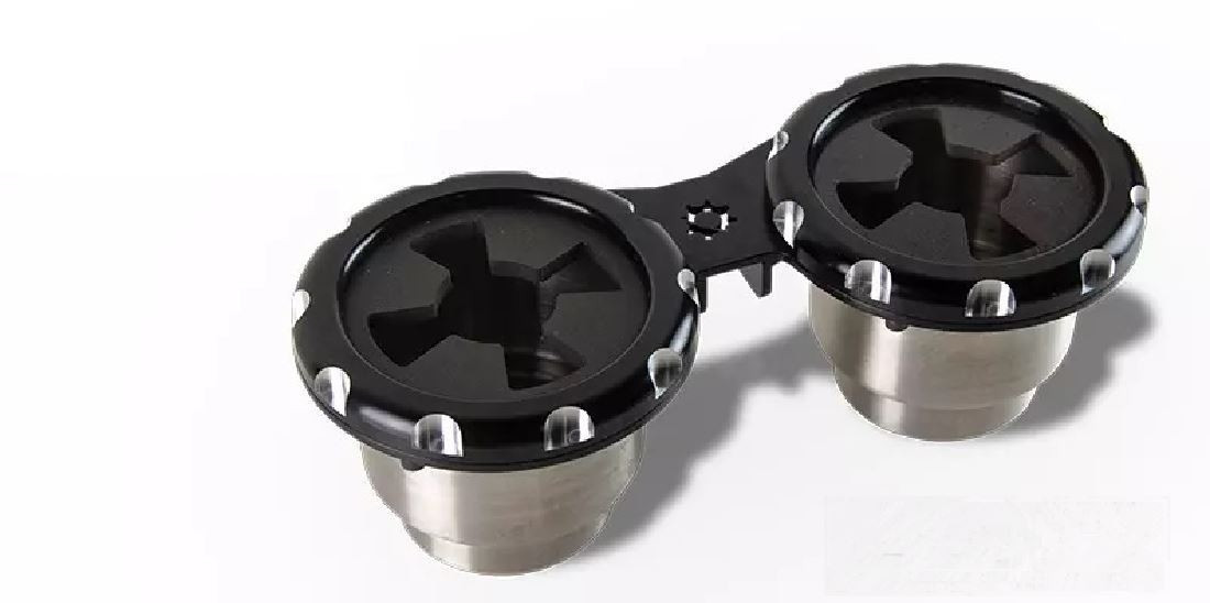 Polaris RZR Premium Passenger Grab Handle Cup Holder Kit by Quad