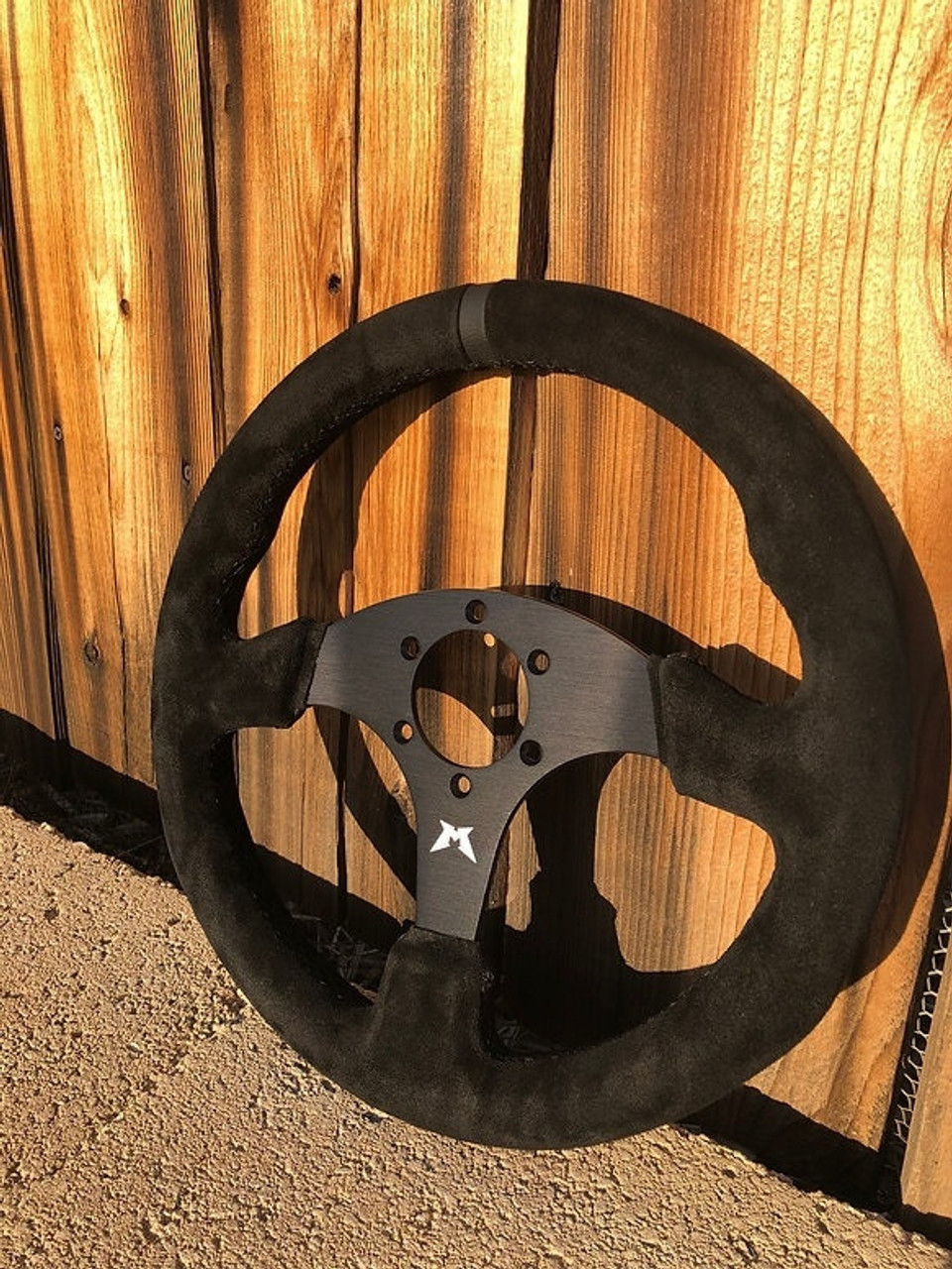 Polaris RZR Steering Wheel Suede by Madigan Motorsports MADSWSBXEPRZR