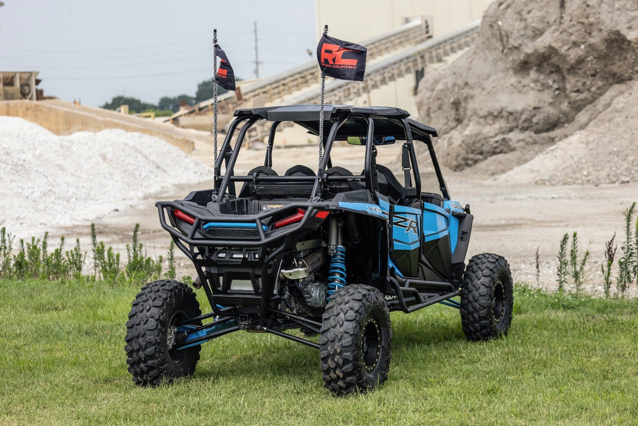 Polaris RZR XP 1000 Rear Tubular Bumper With Receiver Hitch by