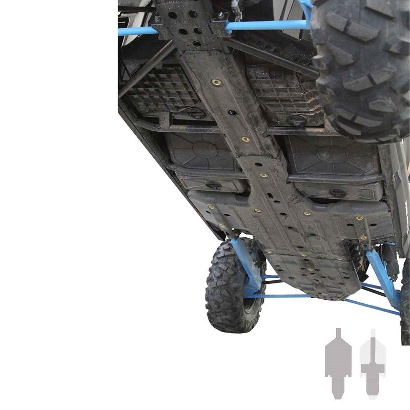 Polaris RZR XP 4 Turbo S UHMW Skid Plate by SSS Offroad