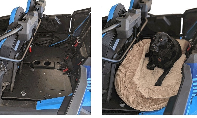 Polaris RZR XP 4 Turbo Cargo Rack / Dog Back Seat Conversion Kit