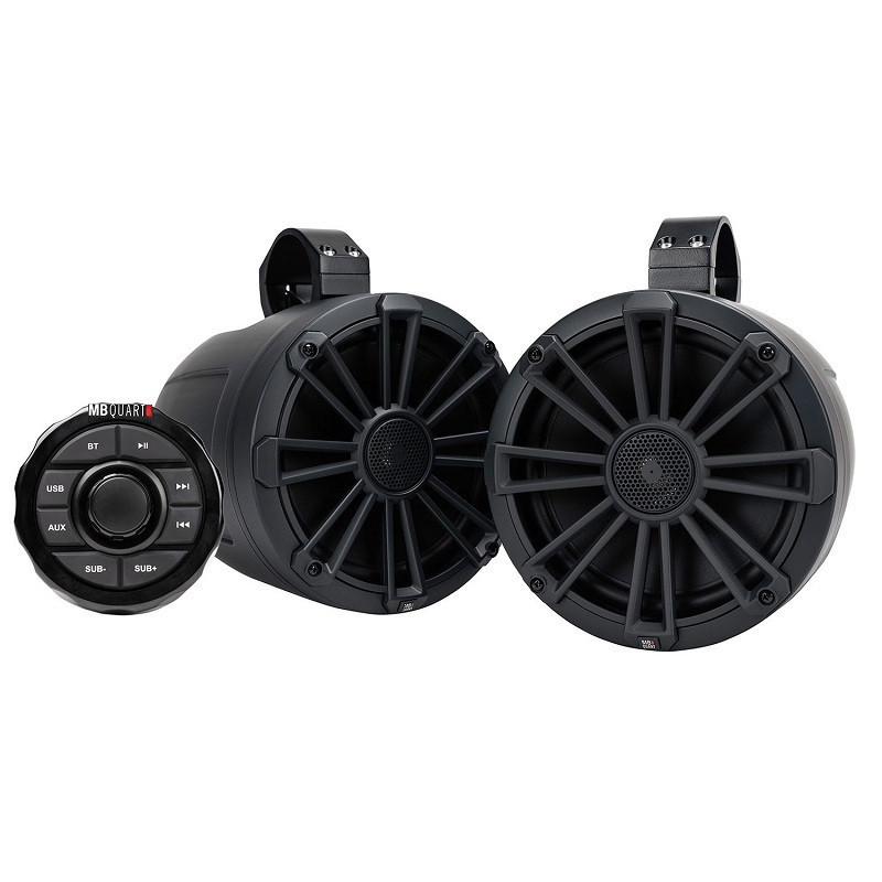 Polaris RZR 160 Watt Universal Tuned System by MB Quart - UNI8.1R