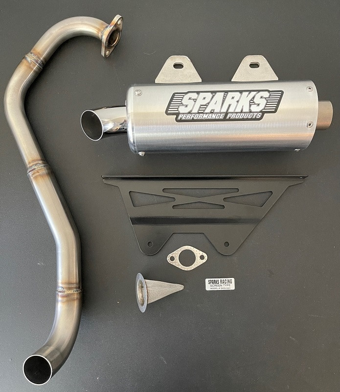 Polaris RZR 170 X-6 Stainless Steel Exhaust System by Sparks