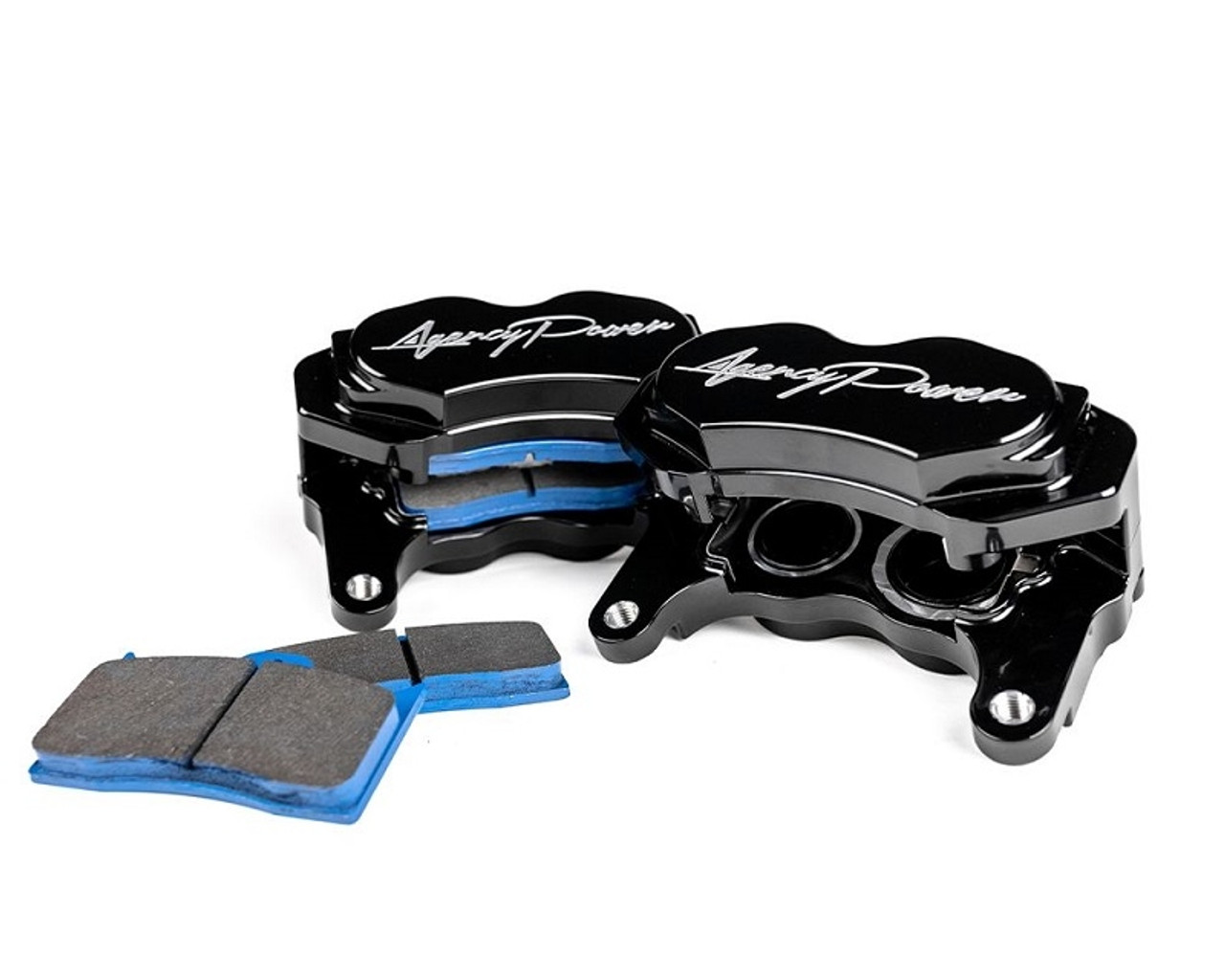 Polaris RZR Turbo Big Brake Kit Front & Rear Black by Agency Power