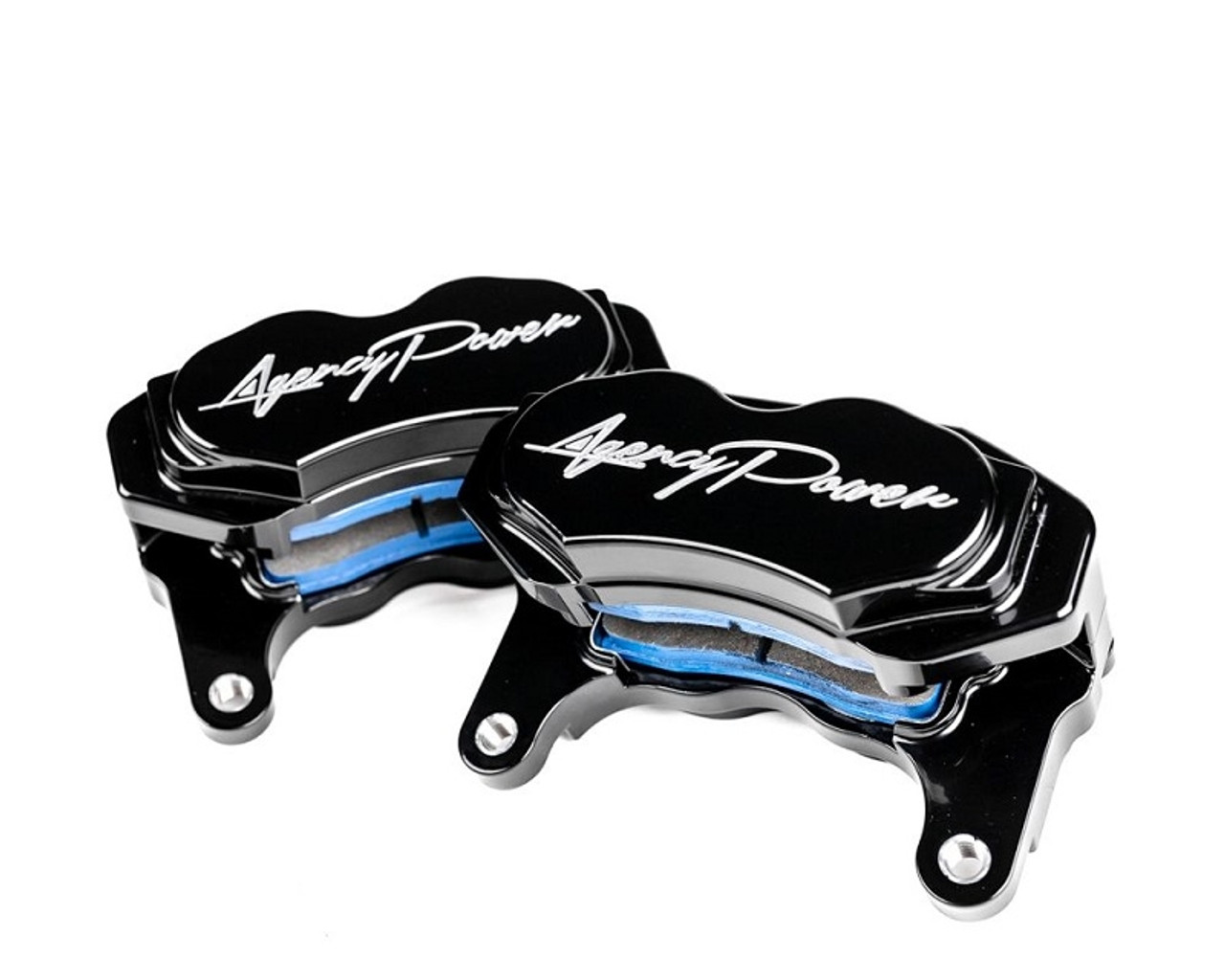 Polaris RZR Turbo Big Brake Kit Front & Rear Black by Agency Power