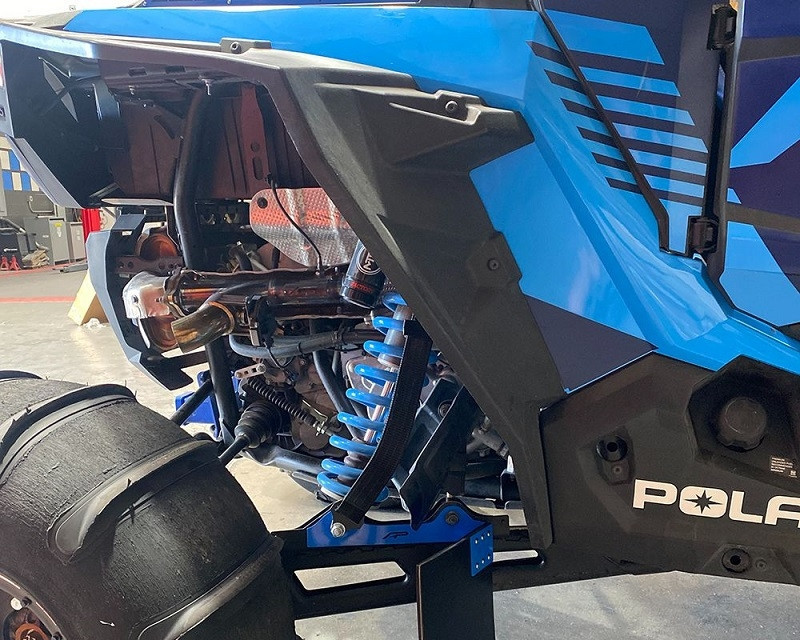 Polaris RZR XP Turbo Valvetronic Dump Race Pipe by Agency Power