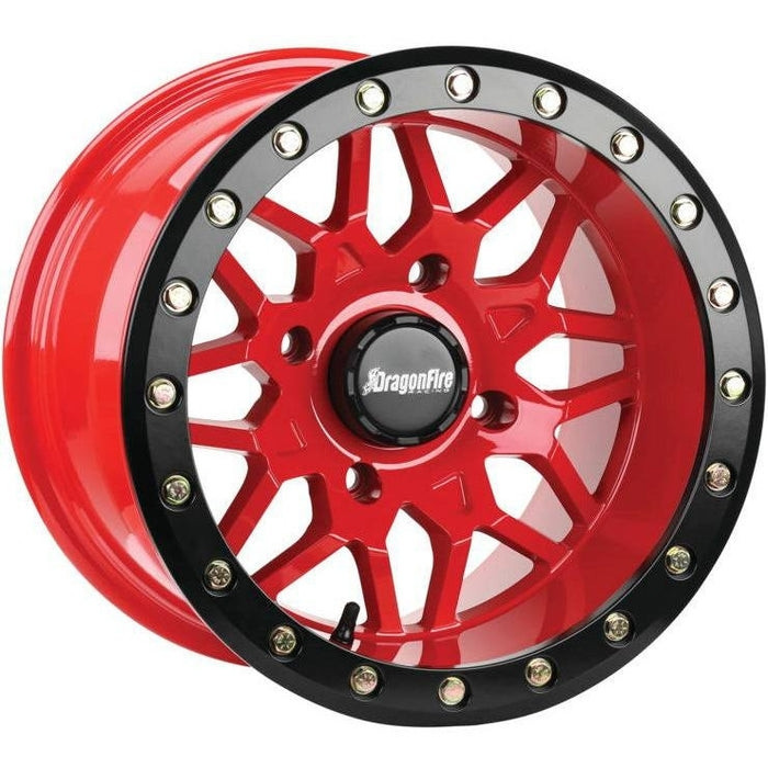 Polaris RZR Typhon Wheel Red by DragonFire Racing - 5232-XX-EPRZR
