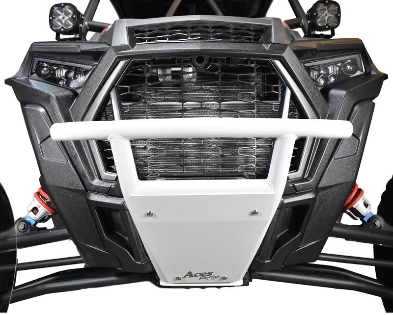 Polaris RZR White Sport Bumper by Aces Racing - RZR-Sport-White-Bumper
