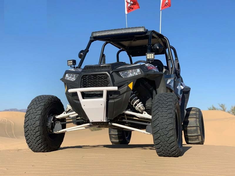 Polaris RZR White Sport Bumper by Aces Racing - RZR-Sport-White-Bumper