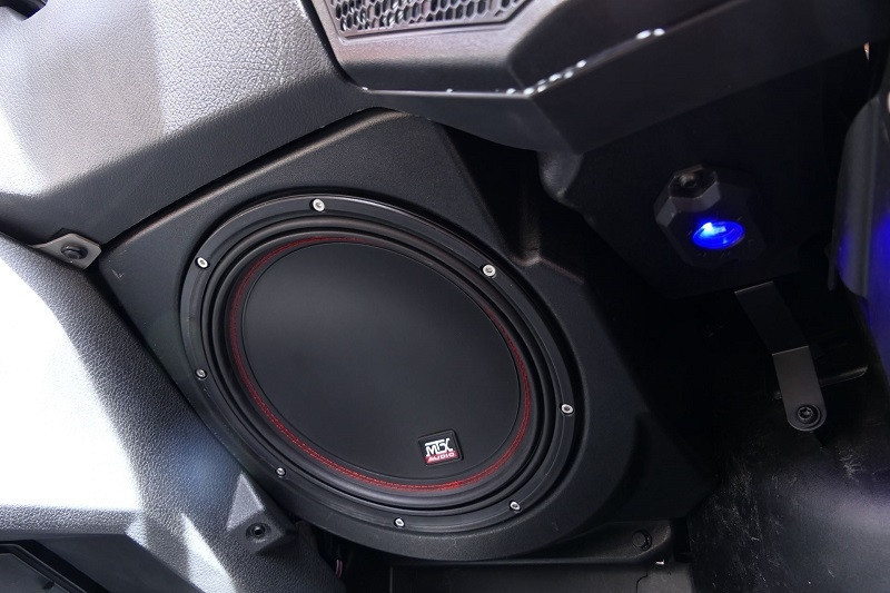 Polaris RZR Pro XP add-on subwoofer kit for OEM audio systems by