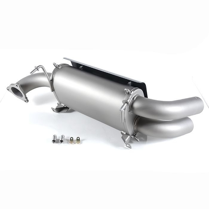 Polaris RZR Slip-On Double Barrel Exhaust by Bikeman Performance