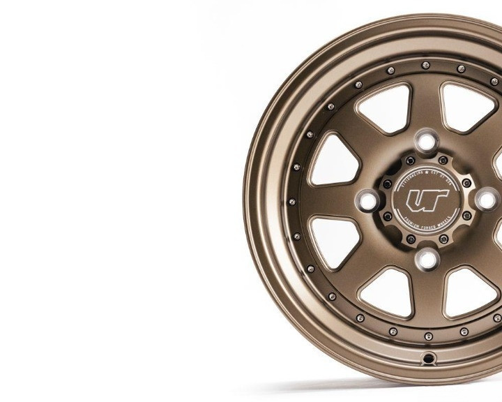 Polaris RZR VR Forged D15 Wheel Package Trail 15x7 Satin Bronze by