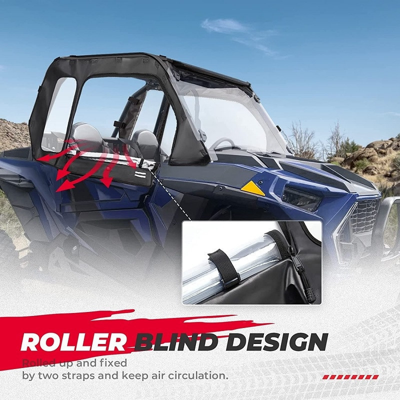 Polaris RZR XP 1000/ XP Turbo Soft Door with Upper Windows Water