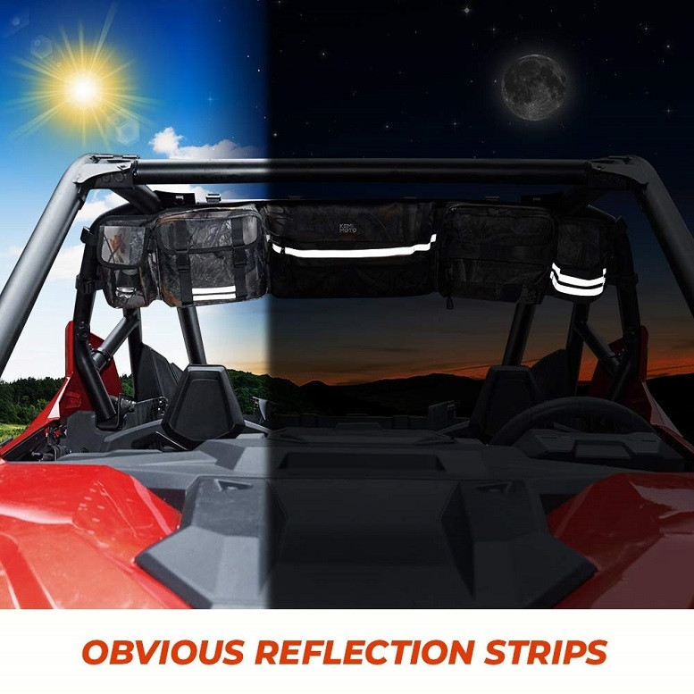 Convenient Storage Solution Polaris RZR Camo Roll Cage Cargo Bag