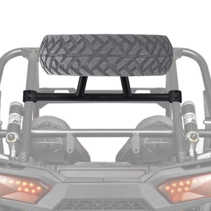 thumbnail image 2 of 50 Caliber Racing Spare Tire Carrier – Clamp-On For Polaris RZR XP1000 2 & 4 Seat 2014-2019 2 of 5