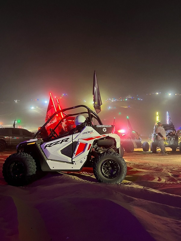 Personalize Your Polaris RZR 200 with Geiser Performance Number Plates